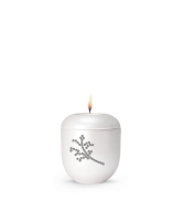 Porzellanurne Karat, Perlmutt, Baum Graphite -
