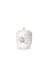 Porzellanurne Karat, Perlmutt, Baum Graphite -