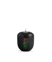 Porzellanurne Fleur Noire, Design Rose -