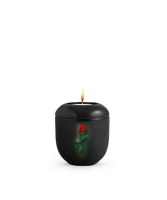 Porzellanurne Fleur Noire, Design Rose -