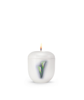 Porzellanurne Fleur Blanche, Design Calla -