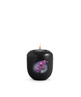 Porzellanurne Fleur Noire, Design Orchidee -