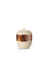 Porzellanurne Lucca, Design Rio Palisander -