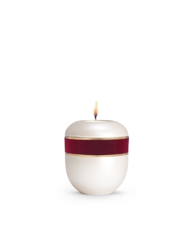 Porzellan-Urne Edition White Satin