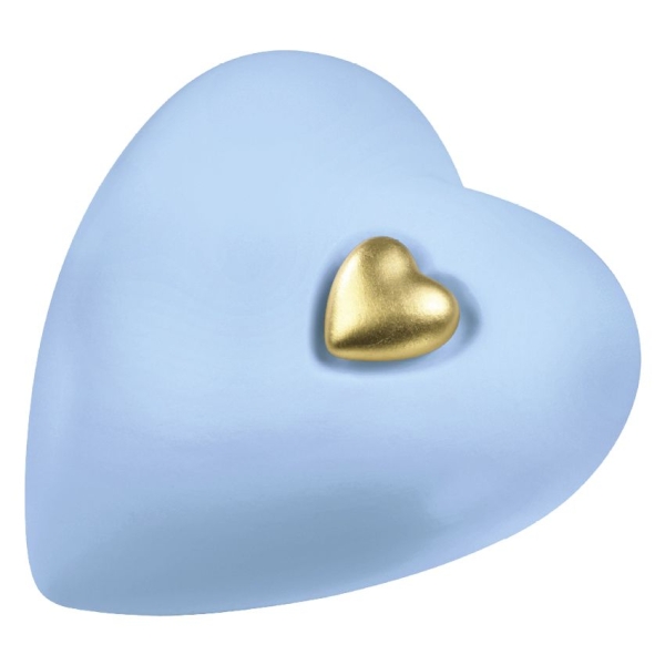 AQUA HERZ BIO-LEHM Memory atlantikblau gold