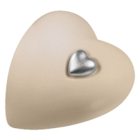 HERZ BIO-LEHM Memory cashmere silber