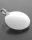 Memory-Schmuckanh&auml;nger Silber, Kreis mit Edelstahl Kette 45 cm