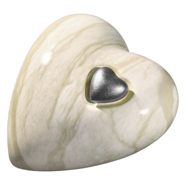HERZ BIO-LEHM Memory Marmor silber
