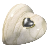 HERZ BIO-LEHM Memory Marmor silber