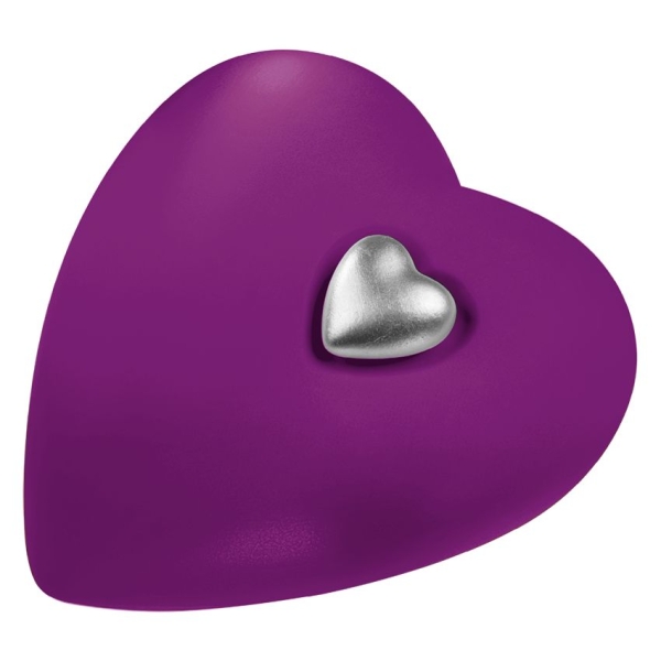 HERZ BIO-LEHM Memory pink silber