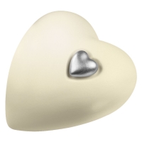 HERZ BIO-LEHM Memory sandbeige silber