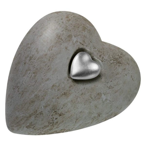 STONE HERZ BIO-LEHM Memory silber