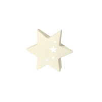 JUNIOR STERN BIO-LEHM Memory sandbeige wei&szlig;