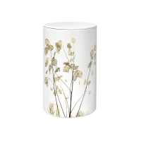 FLORA BIO-LEHM Urne Silberblatt wei&szlig;