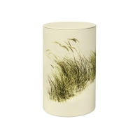 FLORA BIO-LEHM Urne Strandhafer sandbeige
