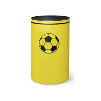 FUSSBALL RONDO BIO-LEHM Urne schwarz-gelb