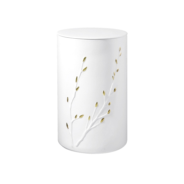 RONDO ZEN BIO-LEHM Urne wei&szlig; gold
