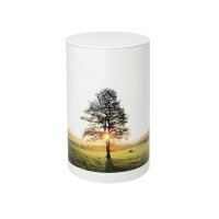 RUHEBAUM BIO-LEHM Urne Licht wei&szlig;