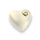 JUNIOR HERZ BIO-LEHM Urne sandbeige gold