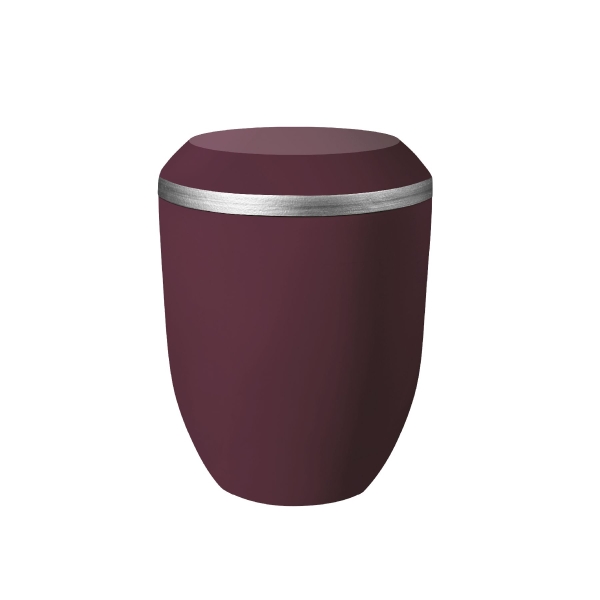 OPUS BIO-LEHM Urne brombeer silber