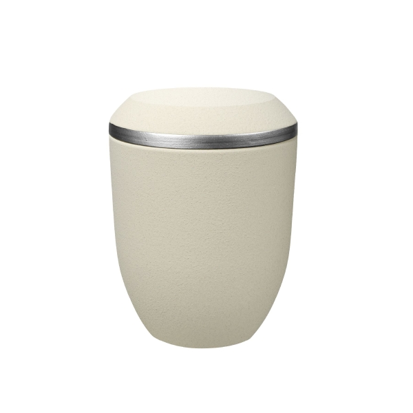 OPUS BIO-LEHM Urne carrara silber