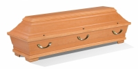eleganter Kiefer-Buchensarg 210, buche - ohne Bohrung...
