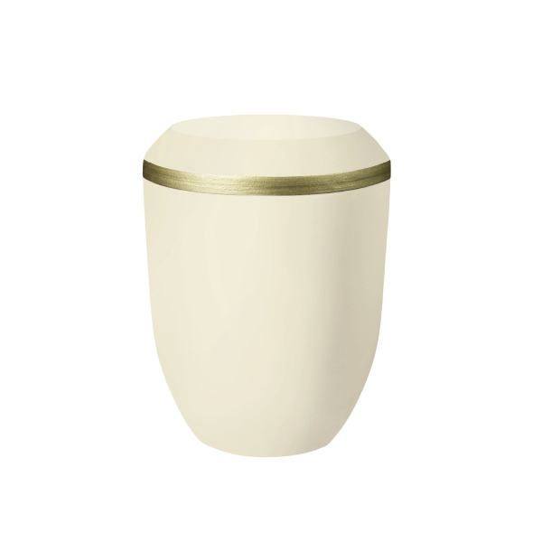 OPUS BIO-LEHM Urne sandbeige gold