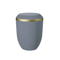 OPUS BIO-LEHM Urne taubenblau gold