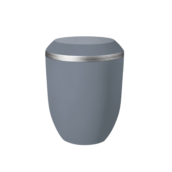 OPUS BIO-LEHM Urne taubenblau silber