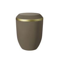 OPUS BIO-LEHM Urne teak gold
