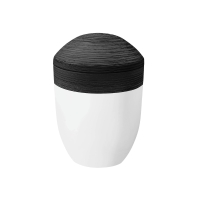 HORIZONT PURE BIO-LEHM Urne basalt wei&szlig;