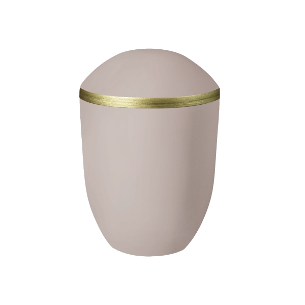 PURE BIO-LEHM Urne altrosa gold