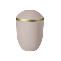 PURE BIO-LEHM Urne altrosa gold