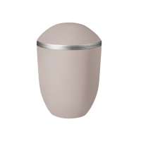 PURE BIO-LEHM Urne altrosa silber