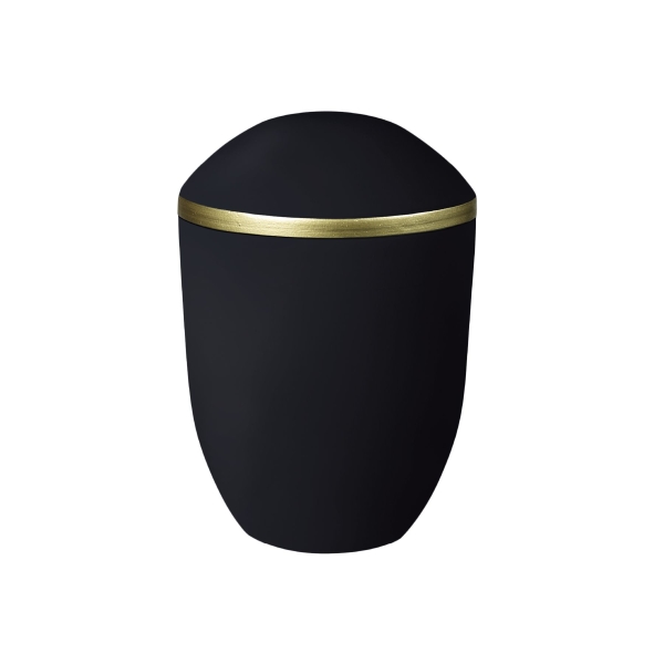 PURE BIO-LEHM Urne basalt gold