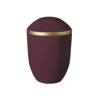 PURE BIO-LEHM Urne brombeer gold