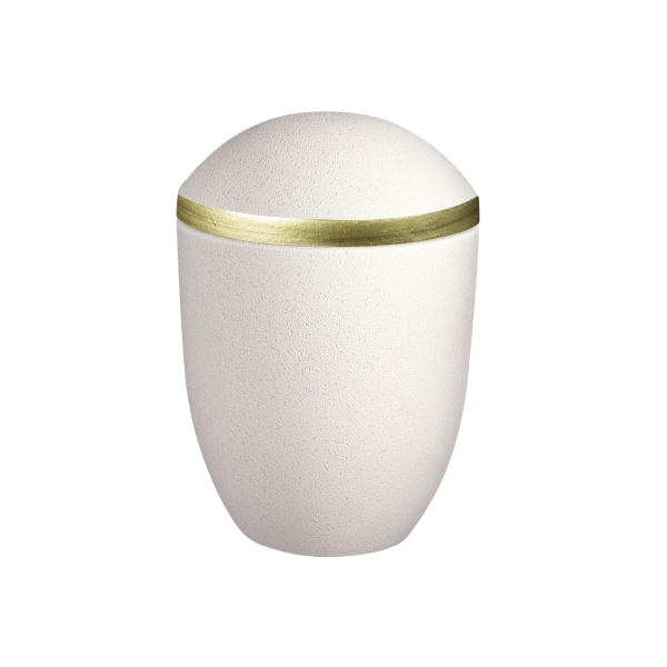 PURE BIO-LEHM Urne carrara gold