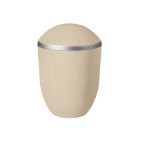 PURE BIO-LEHM Urne cashmere silber