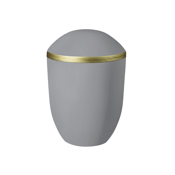 PURE BIO-LEHM Urne flanell gold