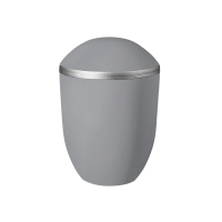 PURE BIO-LEHM Urne flanell silber
