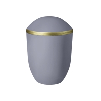 PURE BIO-LEHM Urne flieder gold
