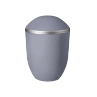 PURE BIO-LEHM Urne flieder silber