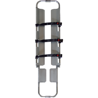 Schaufeltrage, Aluminium inklusiv 3 Fixiergurte, klappbar