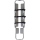 Schaufeltrage, Aluminium inklusiv 3 Fixiergurte, klappbar