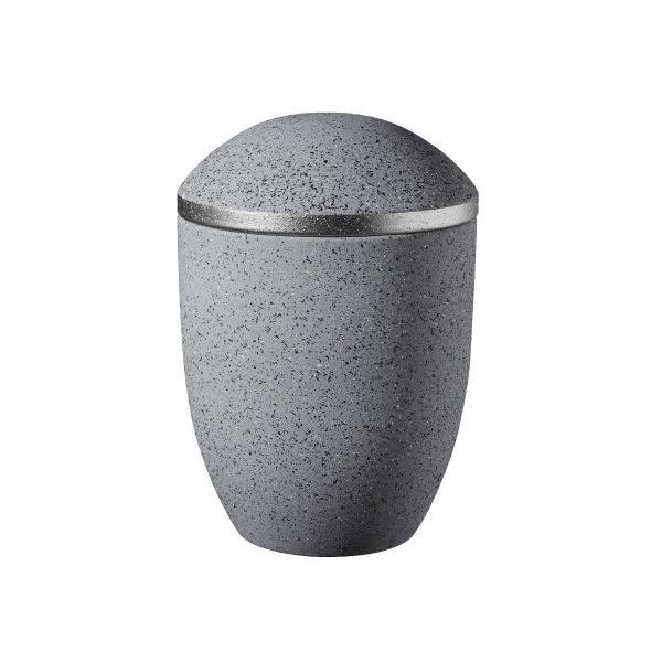 PURE BIO-LEHM Urne granit silber