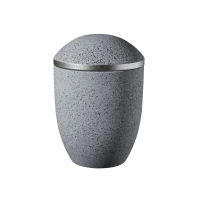 PURE BIO-LEHM Urne granit silber
