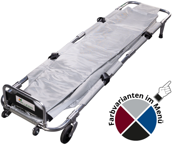 &Uuml;berf&uuml;hrungstrage "Professional", Aluminium Transporth&uuml;lle, 2 Gurte