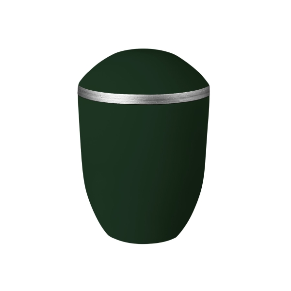 PURE BIO-LEHM Urne jade silber