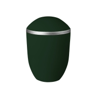 PURE BIO-LEHM Urne jade silber
