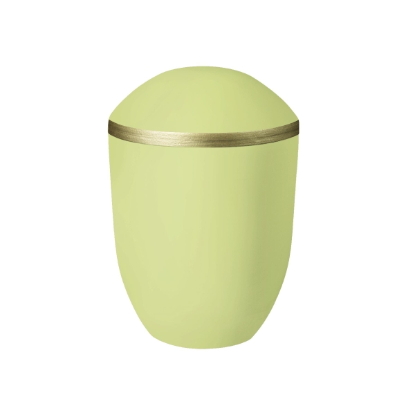 PURE BIO-LEHM Urne limone gold